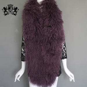 Sciarpa di pelliccia di agnello di nuovo Design alla moda/copricapo per <span class=keywords><strong>spalle</strong></span> graziosa sciarpa di pelliccia di agnello - Product Image 2