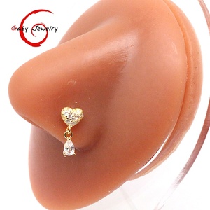 Gaby-Anillo <span class=keywords><strong>de</strong></span> <span class=keywords><strong>Plata</strong></span> <span class=keywords><strong>de</strong></span> Ley 925 con forma <span class=keywords><strong>de</strong></span> L para mujer, piercing para la <span class=keywords><strong>nariz</strong></span>, joyería para el cuerpo - Product Image 3