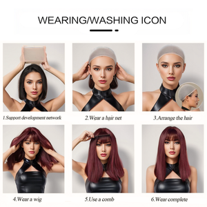 Anxin Noir Grossier Tresse Synthétique Cheveux Bouclés Carnaval <span class=keywords><strong>Princesse</strong></span> <span class=keywords><strong>Jasmine</strong></span> Partie <span class=keywords><strong>Perruque</strong></span> cospaly <span class=keywords><strong>perruque</strong></span> - Product Image 6