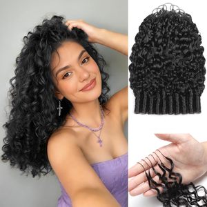 Extensiones de <span class=keywords><strong>Cabello</strong></span> Virgen Vietnamita de Doble Hilo con Rizo Profundo, Hechas con <span class=keywords><strong>Cabello</strong></span> Humano Real, Pelucas - Product Image 4