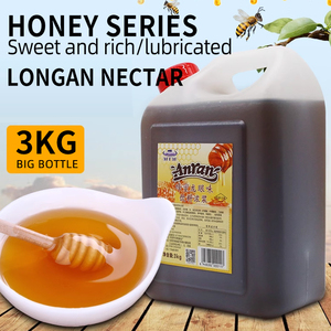 Longan nettare sciroppo catering tè al latte bevanda polpa spessa miele Longan 3000g barile - Product Image 2
