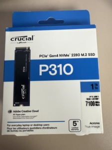 Cru-cial P310 1TB 2280 M.2 Interface Solid State Drive Internal SSD Baru - Product Image 4