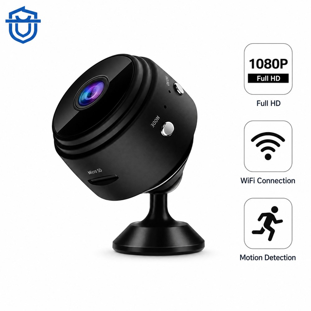 A9 Smart Mini WiFi Security Camera HD 1080P Wireless Portable Outdoor Action DV Home Video Monitoring Motion Detection Cam