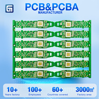 Placa de Circuito Impreso (PCB) para Termómetro de Grado Médico OEM, PCB Rígido FR4 de Doble Cara, Fábrica de Ensamblaje de PCBA para Termómetros Electrónicos