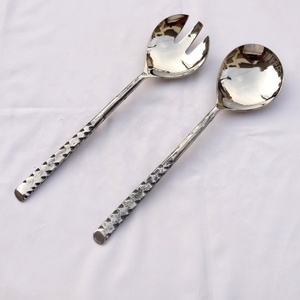 Ensembles de service en acier inoxydable avec poignée à battement dur, miroir brillant poli à la main, ensembles de dîner en acier inoxydable - Product Image 2