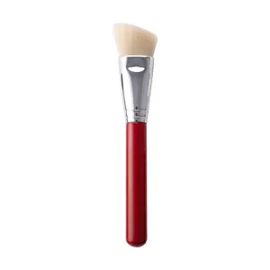 Belleza luxury highend custom red series different types of foundation makeup brushes
