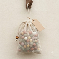 Ensemble de boules d'argile d'aromathérapie dans une boîte en étain, diffuseur d'huiles essentielles portable en pierre pour la maison, la voiture, le bureau, désodorisant d'air