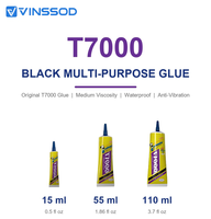 Colle multi-usages MECHANIC T7000, adhésif scellant à viscosité moyenne, imperméable, pour réparation d'écran de téléphone, 15ml 55ml 110ml