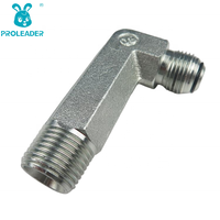 1JN9-L Raccord coudé à 90 degrés en acier inoxydable de haute qualité, extra-long, JIC mâle vers NPT mâle, connecteur et adaptateur hydraulique