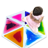 Équipements d'entraînement sensoriel sol liquide de couleur tapis de jouets éducatifs pour enfants carreaux