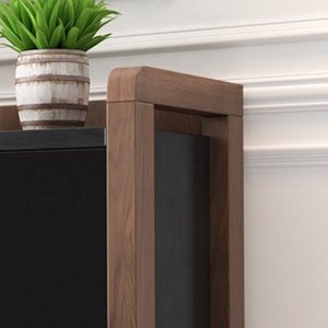 Hot Sale Luxury Furniture Living Room Big Size <strong>Black</strong> Storage Wood <strong>Sideboard</strong> Kitchen <strong>Cabinet</strong> - Product Image 4