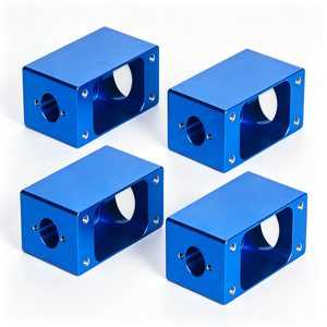 Mecanizado CNC Personalizado OEM para Caja de Aluminio 6061, Anodizado Azul, Fresado de Precisión, Equipo Mecánico - Product Image 4