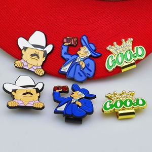 Spille per Cappelli in Metallo Messicano di Alta Qualità, Spille Classiche Personalizzate per Cappelli, Spille con Smalto Morbido e Cartellini - Product Image 1