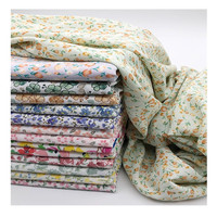 Haute Qualité Respirant Floral Imprimés Numériques Doux En Mousseline De Soie Georgette Tissu Pour Femme Robe En Mousseline De Soie Tissu Imprimer