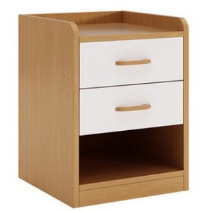 Mesita de noche de madera para personas mayores, mesita de noche con almacenamiento, muebles de dormitorio - Product Image 1
