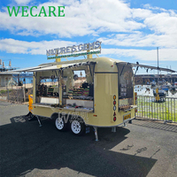 WECARE Imbisswagen Foodtruck Mobile Bar Coffee Van Burger Catering Trailer Entièrement Équipé BBQ Pizza Food Truck avec Cuisine Complète
