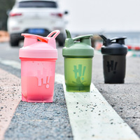Bouteille Shaker de Sport Rose Mignonne Mini 350 ML Anti-Fuite en Plastique Léger Écologique pour Mélanger les Protéines – Meilleure Vente