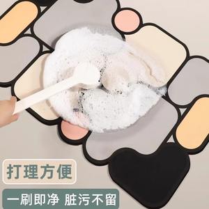 Tappetino antiscivolo <span class=keywords><strong>per</strong></span> <span class=keywords><strong>bagno</strong></span> in terra di diatomee assorbente tappetino a asciugatura rapida tappeto stile semplice <span class=keywords><strong>per</strong></span> <span class=keywords><strong>bagno</strong></span> <span class=keywords><strong>cucina</strong></span> uso domestico - Product Image 4