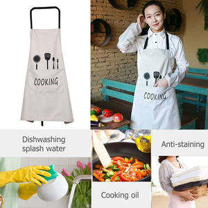 <span class=keywords><strong>Tablier</strong></span> <span class=keywords><strong>de</strong></span> <span class=keywords><strong>cuisine</strong></span> imperméable et étanche à l'huile, pour femmes, bavette <span class=keywords><strong>de</strong></span> cuisson ménager réglable avec poche, accessoires d'outils <span class=keywords><strong>de</strong></span> nettoyage - Product Image 4