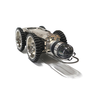 IP68 lentille tout métal HD PTZ caméra égout tuyau d'inspection robot sur chenilles avec <span class=keywords><strong>compteur</strong></span> de <span class=keywords><strong>compteur</strong></span> pour <span class=keywords><strong>DN</strong></span> <span class=keywords><strong>100</strong></span>-600mm - Product Image 6
