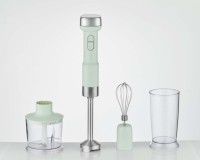 Nouveau Mixeur Plongeant Portable Sans Fil, Robot Culinaire, Mixeur à Main avec Bol et Fouet