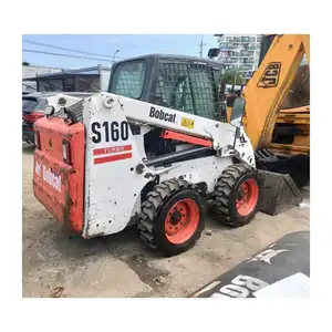 Used Small Loader Bobcat S130 S160 S185 Secondhand Skid Steer Loader S150 With Good Condition