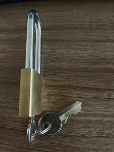 Candado resistente a la intemperie para exteriores, grillete de acero, cuerpo de latón macizo, grado marino, grillete largo a prueba de herrumbre para almacenamiento de cobertizos - Product Image 6