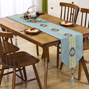 Nordic floreale Jacquard tovaglia da pranzo <span class=keywords><strong>rettangolare</strong></span> <span class=keywords><strong>Runner</strong></span> da <span class=keywords><strong>tavolo</strong></span> <span class=keywords><strong>per</strong></span> matrimonio o natale intrecciati a mano - Product Image 3