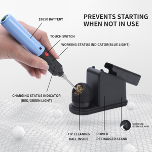 Soldador de hierro para soldar, batería de soldadura USB de 5V y 8W, herramienta de reparación profesional recargable inalámbrica, resistente al calor, portátil duradero - Product Image 5