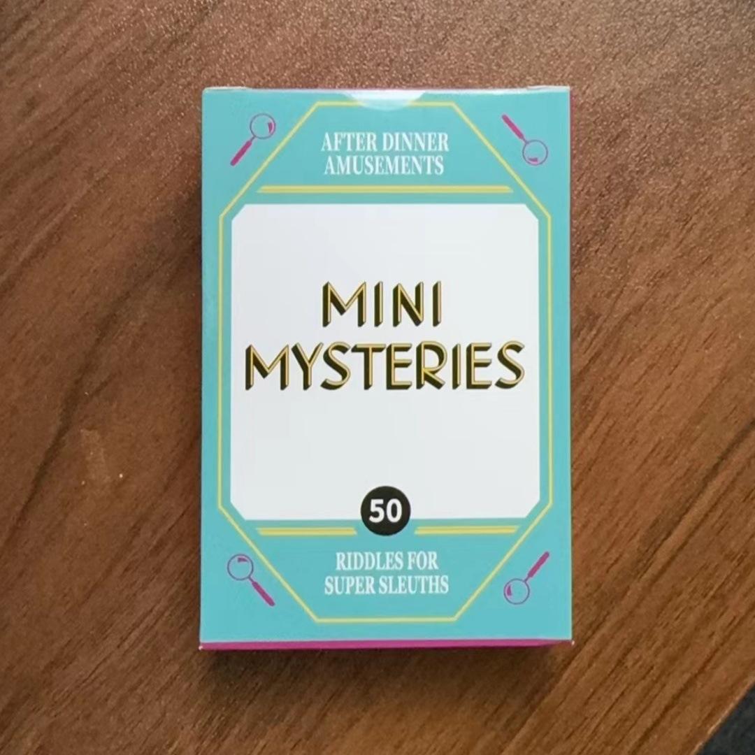 Cartes de divertissement Mini Mystères