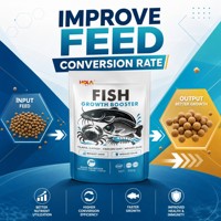 Fabricant de prémélanges pour aliments pour poissons pour une prise de poids rapide, stimulateur de croissance premium pour poissons, marque privée, prix d'usine, en vrac