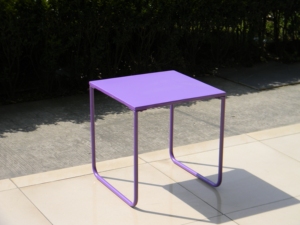 <span class=keywords><strong>Tavolino</strong></span> da tè colorato per il tempo libero <span class=keywords><strong>40x40</strong></span> in metallo - Product Image 6