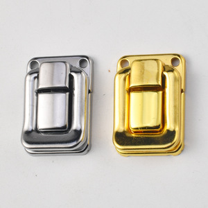 Taiping Buckle Metal <b>Box</b> Lock <b>Chrome</b> Gold Gift Craft Wooden <b>Box</b> Square Buckle Accessory - Product Image 1