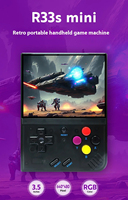R33S Console de jeu Mini Console de jeu rétro portable Linux Écran IPS de 3.5 pouces 15000 + Jeux Lecteur de jeu vidéo de poche classique