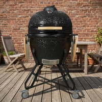 Parrilla Kamado Big Joe de 27 Pulgadas de la Serie Auplex, Parrilla Kamado de Cerámica en Oferta, Ahumador de Barbacoa con Certificación EN-1860 para el Mercado de EE. UU. y la UE