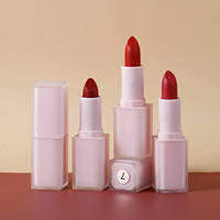 Rouge à lèvres mat minéral waterproof de haute qualité avec logo personnalisé, marque privée, longue tenue et hydratant