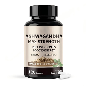 Cao Cấp Ashwagandha Bổ Sung Với Maca Chiết Xuất Nhân Sâm Năng Lượng Stamina Hỗ Trợ Người Đàn Ông Của Sức SỐNG Tăng Cường 120 Vegan Viên Nang - Product Image 1