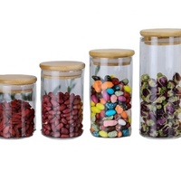 Tarros de Vidrio con Alto Contenido de Boro para el Hogar, Cocina, Té, Especias, Alimentos, Frutas Secas, Galletas, Leche en Polvo