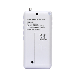HRD-105 Pocket Digital Radio | AM/FM Dual-Band, LCD Display, Ultra-Light 60g & Built-In <b>Speaker</b> - Product Image 4