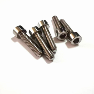 Perno de Cabeza Hexagonal de Titanio Puro de Alta Resistencia DIN912 GR5 con Acabado Pasivado, Fijación Roscada Métrica para Ensamblaje Industrial (ISO - Product Image 2