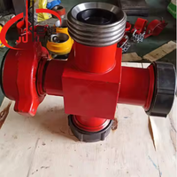 Raccord à marteau haute pression en acier forgé API à quatre voies avec structure tampon pour collecteur de fracturation de champ pétrolier