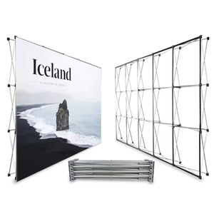 Hội chợ thương mại có thể gập lại biểu ngữ đứng vải Backdrop quảng cáo tường biểu ngữ đứng cho triển lãm Popup Backdrop Triển Lãm Đứng - Product Image 1