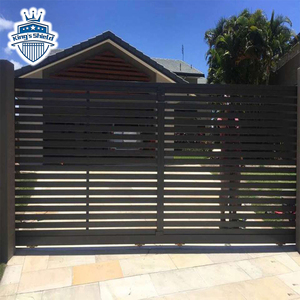 <span class=keywords><strong>Porte</strong></span> coulissante en aluminium de haute qualité, Simple, ironique, clôture de maison, mur de limite, <span class=keywords><strong>ferme</strong></span>, portes d'entrée, conception principale - Product Image 2