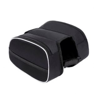 Sacoche de selle imperméable et tendance pour VTT, fixation sur tube avant, et trousse de maquillage – Accessoires de cyclisme - Product Image 1
