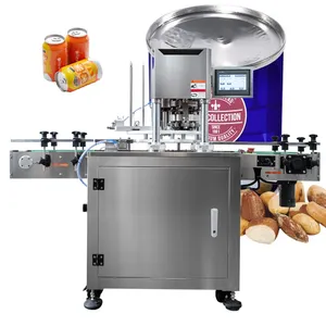 Peel Off Lid Industrial Automatic Beverage Soda Juice Aluminum Tin Pop Can Sealing Machine