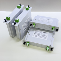 Divisor de Fibra Óptica Tipo Inserto 1x2 LC APC SM, Caja Divisora de Fibra Monomodo, Módulo LGX, Disponible para OEM