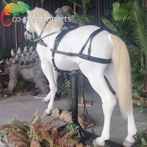 Modèle de cheval en fibre de verre de décoration animale interactive de parc d'attractions - Product Image 3