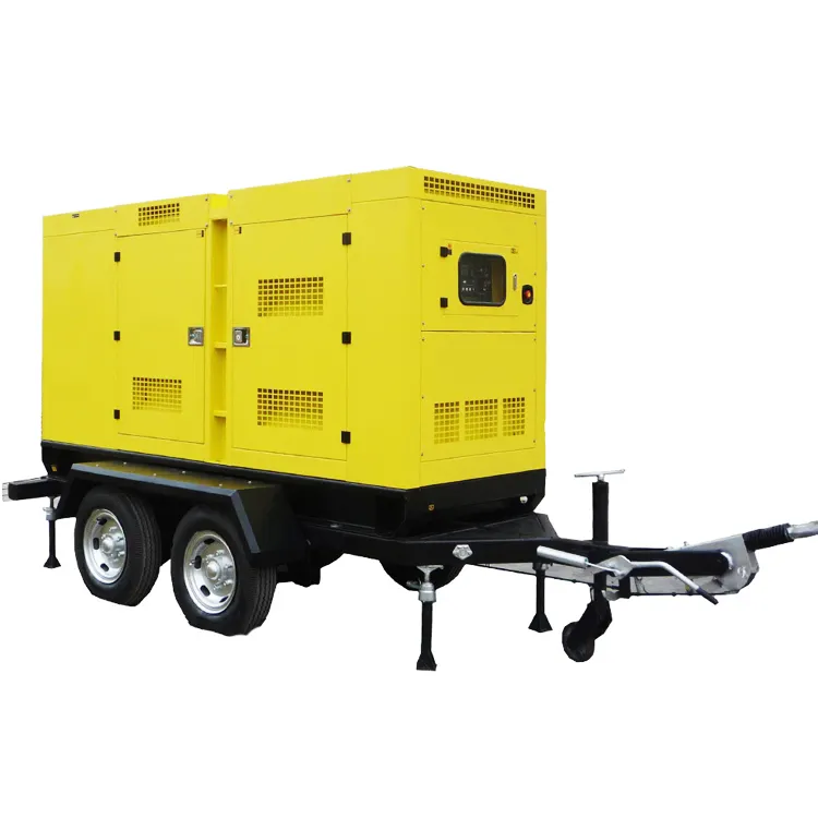 Generatore Mobile Diesel 55kVA Genset silenzioso alimentato da motore SEDC