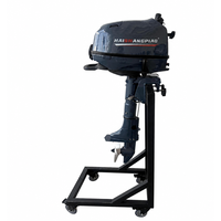 Moteur hors-bord à essence 4 temps refroidi par eau, démarrage manuel, en alliage d'aluminium HSP OEM, système de refroidissement par eau