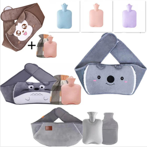 Best-selling winter <b>hot</b> <b>water</b> bottle. Grey koala belt, knitted fabric cover, <b>hot</b> <b>water</b> <b>bag</b> set of three. Cross-border. - Product Image 4